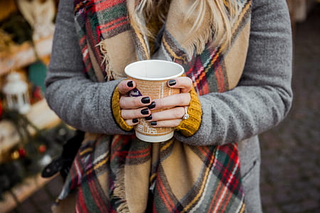 woman wearing brown cup thumbnail