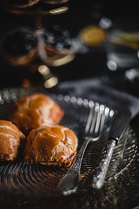 Sweet buns with cream cheese inside thumbnail