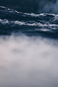 sea, ocean, water, waves, nature, blur thumbnail