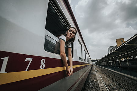 woman in train thumbnail