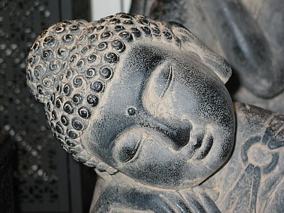 black Buddha statuette thumbnail