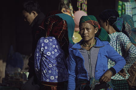 person in blue full-zip jacket thumbnail