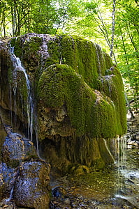 time-lapse photography of rock formations with water thumbnail