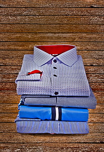 gray and black collared tops thumbnail