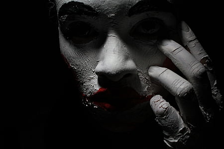selective color photography of man's face thumbnail