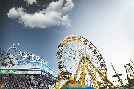 low angle photography of amusement park thumbnail