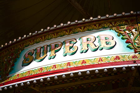 multicolored Superb signage thumbnail