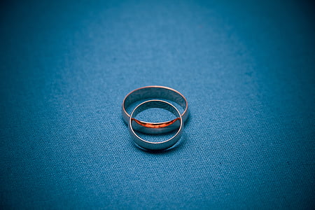two silver-colored rings thumbnail