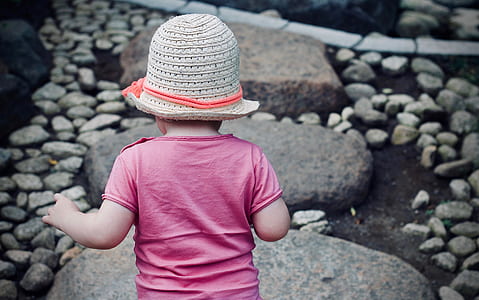 toddler wearing cloche hat thumbnail