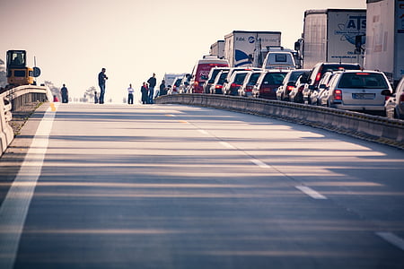 traffic at the other side of the road thumbnail