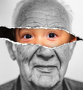 edited photo of adult and child's face thumbnail
