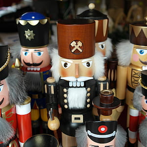 selective focus photo of black nutcracker thumbnail