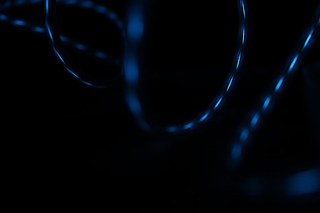 black, swirl, abstract, blue thumbnail