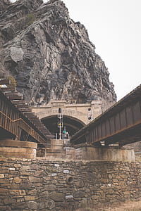 View of Steps Leading Towards Mountain thumbnail