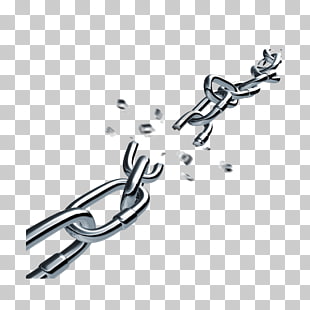 Hyperlink Chain Link rot , Broken chains, broken gray metal chain in close-up photography PNG clipart