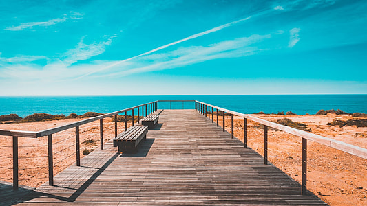 brown wooden dock near body of water thumbnail