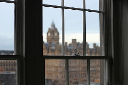 black metal framed glass window thumbnail