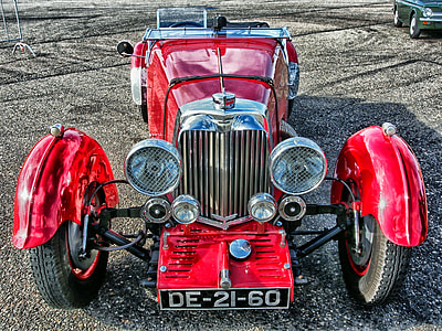 photo of classic red and gray coupe thumbnail