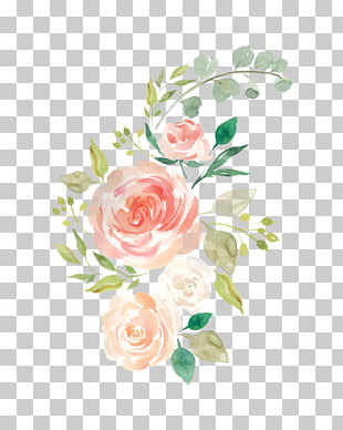 Watercolour Flowers Baby bedding Watercolor painting, pastel flowers, pink and white rose PNG clipart
