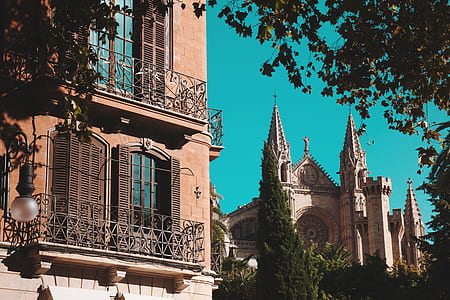 brown concrete building during daytime photo thumbnail