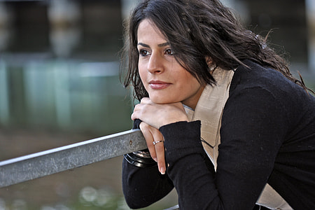Woman staring and thinking thumbnail