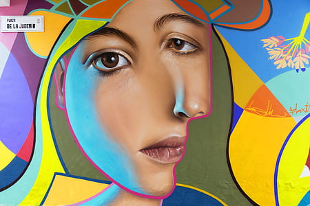 abstract face artwork thumbnail