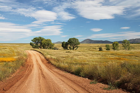 Brown Road Going to the Mountain Photography thumbnail