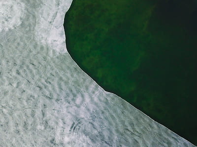 drone view, from above, lake, water thumbnail