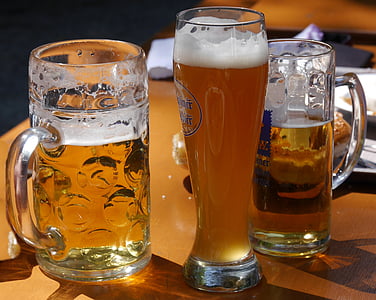 three glasses filled with beer thumbnail