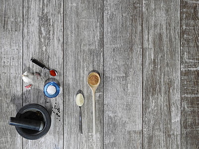 spices on bowls and spoons thumbnail