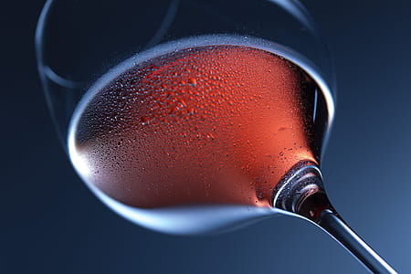 low angle closeup photography of wine glass thumbnail