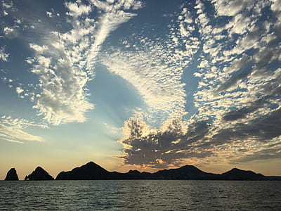 sea, dawn, landscape, nature thumbnail