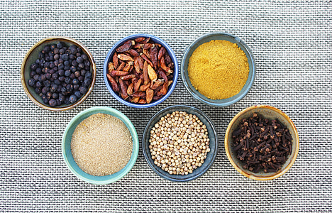 yellow and brown powders and pepper thumbnail
