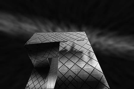 grayscale photo of high-rise building thumbnail