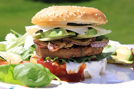 burger with vegetables thumbnail