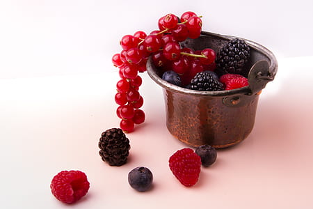 raspberries, cherries, and blackberries thumbnail