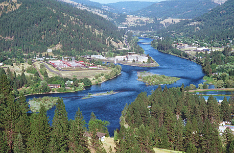 River Valley Landscape in Orofino, Idaho thumbnail