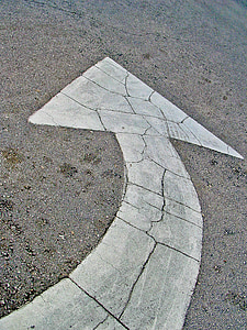 gray concrete road arrow thumbnail