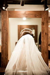 woman wearing wedding veil thumbnail