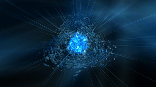 digital illustration of blue light thumbnail