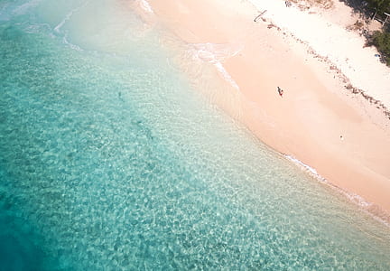 aerial view of body of water thumbnail
