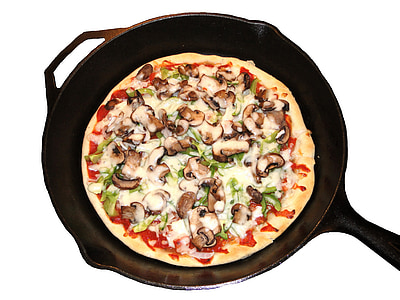 pizza on frying pan thumbnail