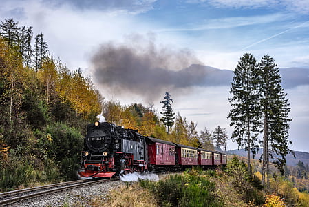 red and black train thumbnail