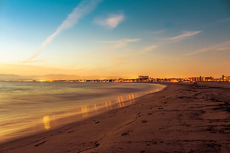 seashore photo during golden hour thumbnail