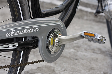 close-up photo of grey bike thumbnail
