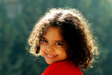 girl wearing red shirt thumbnail