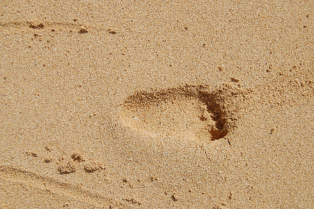 footprint in the sand thumbnail