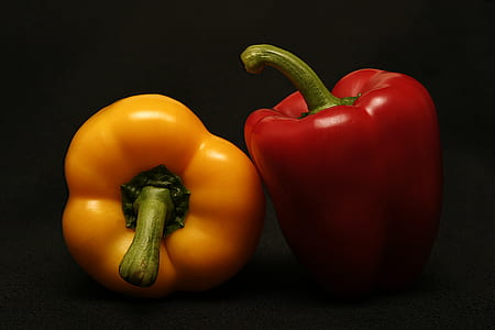 red bell pepper and orange bell pepper thumbnail