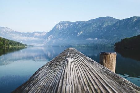 brown wooden dock near body of water thumbnail