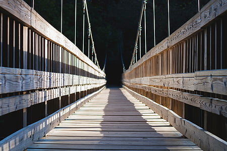 white wooden bridge thumbnail